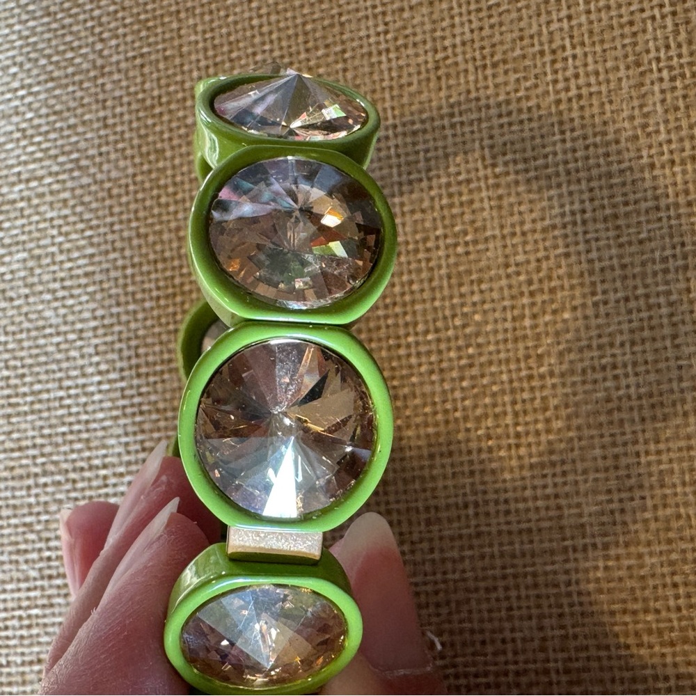 Plunder Lime Green Crystal Bracelet - Picture 4 of 5